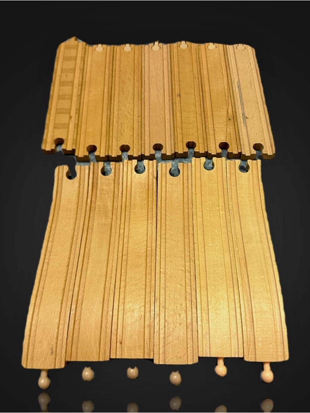 Thomas & Friends Wooden Track Tan/Brown Connector Pieces